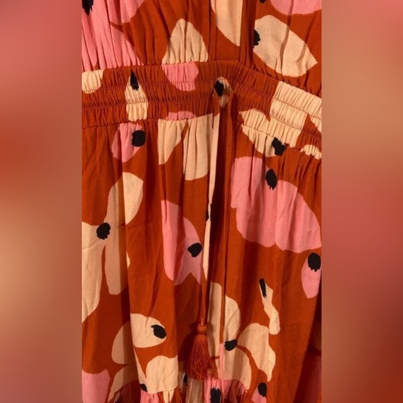 Mister Zimi Midi Dress Olivia Dress in Fire Bloom Floral Sise 6 New with tags - Picture 4 of 6